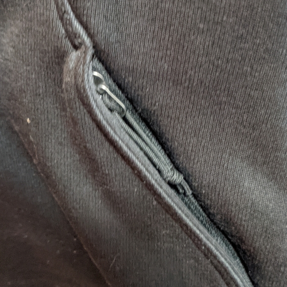 The North Face Zip Up lined black jacket sweatshirt black - Picture 11 of 14